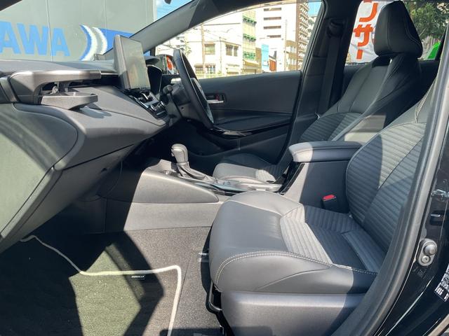 カローラツーリング ハイブリッド　ダブルバイビー　純正ディスプレイオーディオ１０．５インチナビフルセグＴＶ★黒合皮ハーフレザー調シート★セーフティセンス★純正１７ＡＷ★ルーフレール★ＥＴＣ★Ｔｚレーダー★フォグ（23枚目）