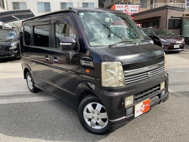 エブリイワゴン ＪＰターボ　純正クラリオンＳＤナビワンセグＴＶ（ＮＸ５１３）★スマートアクセス、ＣＤ、ＤＶＤ★ＥＴＣ★サイドバイザー★電格ミラー★キーレスキー★純正１３ＡＷ★ユピテル製ドラレコ★黒皮調シートカバー★（2枚目）