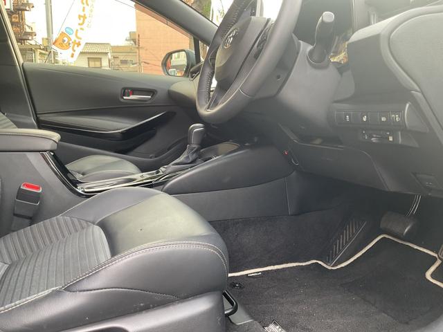 カローラツーリング ハイブリッド　ダブルバイビー　ワンオーナー★純正ディスプレイオーディオ（ナビＴＶ付）★合皮黒ハーフレザー★シートＨ★ハンドルＨ★セーフティセンス★ルーフキャリア★モデリスタスカッフプレート★ブラインドスポット★ＥＴＣ★Ｒカメラ（15枚目）