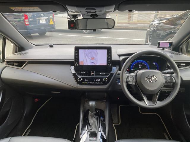 カローラツーリング ハイブリッド　ダブルバイビー　ワンオーナー★純正ディスプレイオーディオ（ナビＴＶ付）★合皮黒ハーフレザー★シートＨ★ハンドルＨ★セーフティセンス★ルーフキャリア★モデリスタスカッフプレート★ブラインドスポット★ＥＴＣ★Ｒカメラ（27枚目）