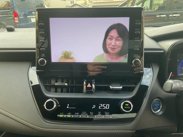 カローラツーリング ハイブリッド　ダブルバイビー　ワンオーナー★純正ディスプレイオーディオ（ナビＴＶ付）★合皮黒ハーフレザー★シートＨ★ハンドルＨ★セーフティセンス★ルーフキャリア★モデリスタスカッフプレート★ブラインドスポット★ＥＴＣ★Ｒカメラ（29枚目）