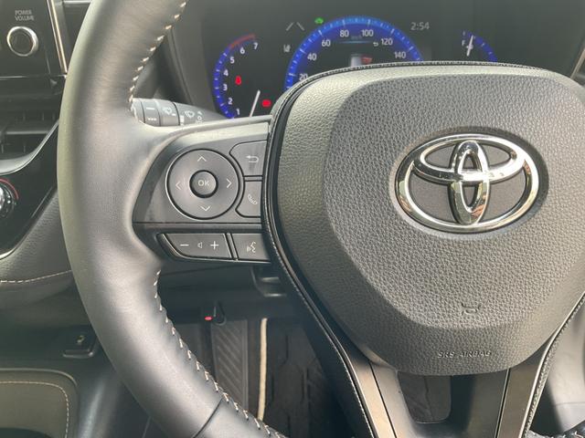 カローラツーリング ハイブリッド　ダブルバイビー　ワンオーナー★純正ディスプレイオーディオ（ナビＴＶ付）★合皮黒ハーフレザー★シートＨ★ハンドルＨ★セーフティセンス★ルーフキャリア★モデリスタスカッフプレート★ブラインドスポット★ＥＴＣ★Ｒカメラ（36枚目）