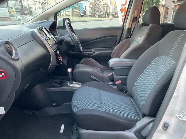 ノート X DIG-S 社外HDDストラーダナビフルセグTV(CN-H510WD)★Bカメラ★アイドリングストップ★インテリジェントキー★Pスタート★ETC★電格ミラー★サイドバイザー★D席ニスモシート★ウーハー(19枚目)