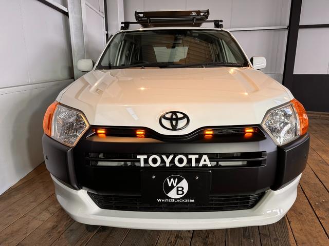 プロボックス 　新品ＴＯＹＯタイヤ／タコマ風ＬＥＤ／６ヶ月無償保証・距離無制限保証　ナビ　　ＥＴＣ　Ｂｌｕｅｔｏｏｔｈ　バックカメラ　ブロックタイヤ　マットブラックペイント　タコマルックＬＥＤ　ＴＯＹＯＴＡエンブレム（2枚目）