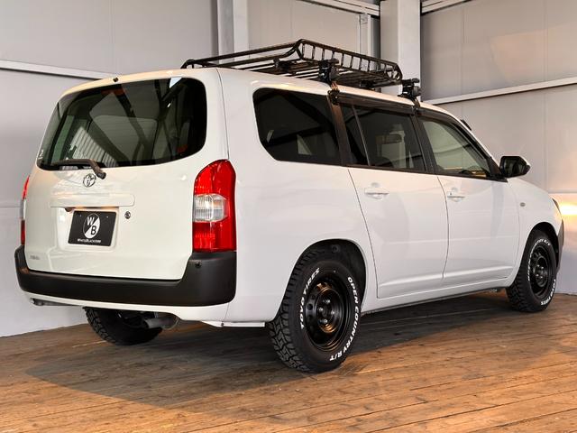 プロボックス GL 新品TOYOタイヤ/タコマ風LED/6ヶ月無償保証・距離無制限保証 ナビ ETC Bluetooth バックカメラ ブロックタイヤ マットブラックペイント タコマルックLED TOYOTAエンブレム(3枚目)