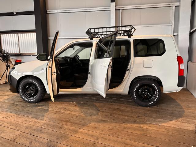 プロボックス GL 新品TOYOタイヤ/タコマ風LED/6ヶ月無償保証・距離無制限保証 ナビ ETC Bluetooth ブロックタイヤ マットブラックペイント タコマルックLED TOYOTAエンブレム ルーフキャリア(63枚目)