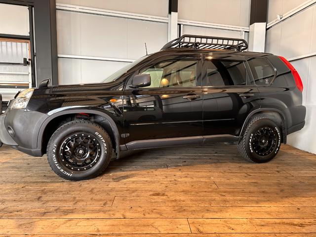 エクストレイル 20Xtt ナビ リフトアップ アルミホイル ルーフラック 6ヶ月無償保証・距離無制限保証 ブロックタイヤ ルーフキャリア TV レザ-シ-ト Bluetooth ETC スマートキー NISSANエンブレム(17枚目)