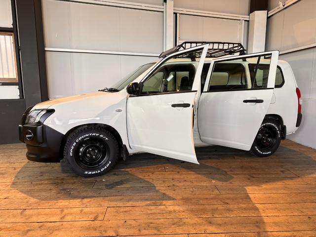 プロボックス ＤＸコンフォート　ダブルビーグリル／新品ＴＯＹＯタイヤ／ルーフバスケット／６ヶ月無償保証・距離無制限保証　ナビ　ＥＴＣ　Ｂｌｕｅｔｏｏｔｈ　マットブラックペイント　キャリアＴＯＹＯＴＡエンブレム　オープンカントリーＲＴ（19枚目）