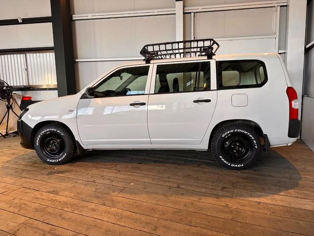 プロボックス ＤＸコンフォート　ダブルビーグリル／新品ＴＯＹＯタイヤ／ルーフバスケット／６ヶ月無償保証・距離無制限保証　ナビ　ＥＴＣ　Ｂｌｕｅｔｏｏｔｈ　マットブラックペイント　キャリアＴＯＹＯＴＡエンブレム　オープンカントリーＲＴ（55枚目）