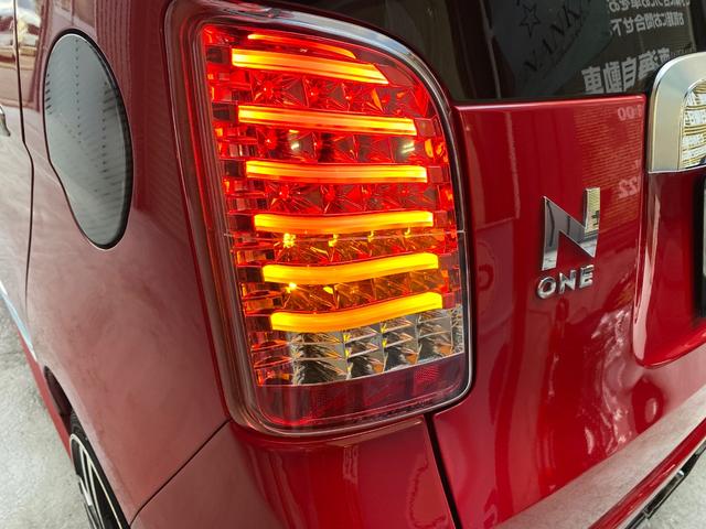 Ｎ－ＯＮＥ プレミアム　ツアラー・Ｌパッケージ　ターボ　フルエアロ　車高調　１６インチアルミ　レザー調シートカバー　カーボンボンネット　ＬＥＤヘッドライト　テール　リアウイング　センター出しマフラー　社外エアクリ　ナビ　フルセグ　Ｂｌｕｅｔｏｏｔｈ（25枚目）