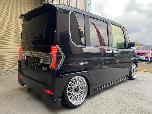 タント カスタムRS SAIII 後期 ターボ 実走行距離2万キロ台 IDEAL車高調装着一年未満 シャレン16インチ 社外アクスル ロアアーム ヘッドライトワンオフ加工 シートカバー ヘッドライトLED ルームランプLED 多 数(7枚目)