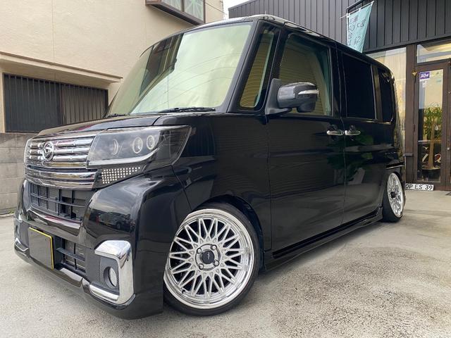 タント カスタムRS SAIII 後期 ターボ 実走行距離2万キロ台 IDEAL車高調装着一年未満 シャレン16インチ 社外アクスル ロアアーム ヘッドライトワンオフ加工 シートカバー ヘッドライトLED ルームランプLED 多 数(12枚目)