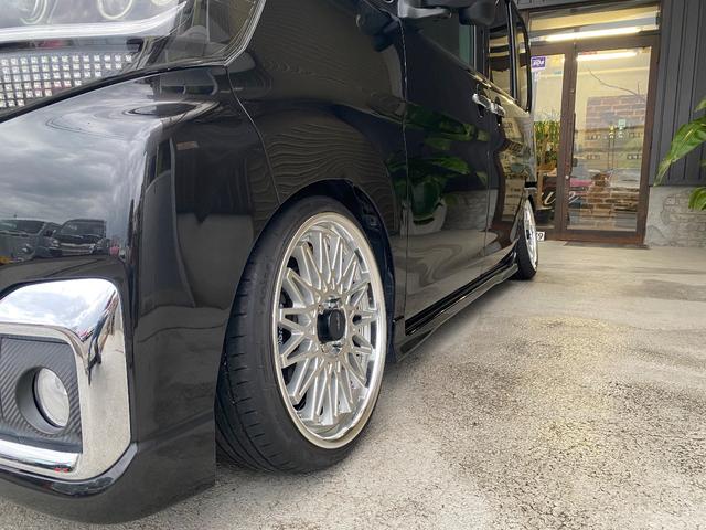 タント カスタムRS SAIII 後期 ターボ 実走行距離2万キロ台 IDEAL車高調装着一年未満 シャレン16インチ 社外アクスル ロアアーム ヘッドライトワンオフ加工 シートカバー ヘッドライトLED ルームランプLED 多 数(22枚目)