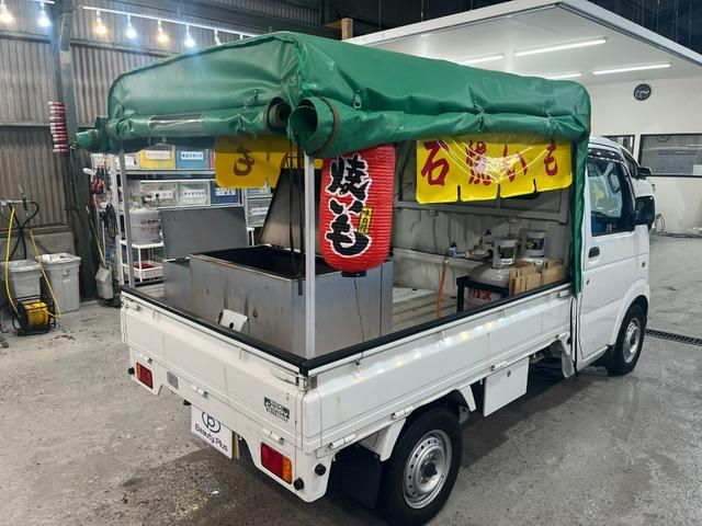 ＫＣエアコン・パワステ　焼き芋移動販売車　焼き窯　ガスボンベ付き　幌付き　エアコン　パワーステアリング　オートマ　構造変更済み　三方開(10枚目)