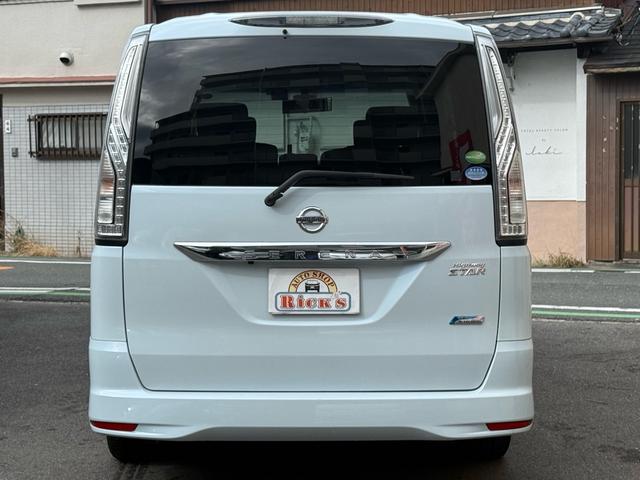 セレナ ハイウェイスター S-ハイブリッド 天井モニター 両側自動 天井モニター 両側パワースライドドア 純正大型ナビ フルセグTV バックカメラ Bluetooth再生 LEDヘッドライト アイドリングストップ 純正アルミ レーンキープアラート クルーズコントロール(9枚目)