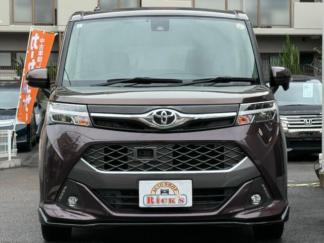 タンク カスタムG-T ターボ ナビTV BT再生 LEDヘッド ターボ 両側パワースライドドア スマートキー プッシュスタート ナビ フルセグTV Bluetooth再生 衝突被害軽減 前関シートヒーター クルーズコントロール フルエアロ 純正アルミ LEDヘッド(4枚目)