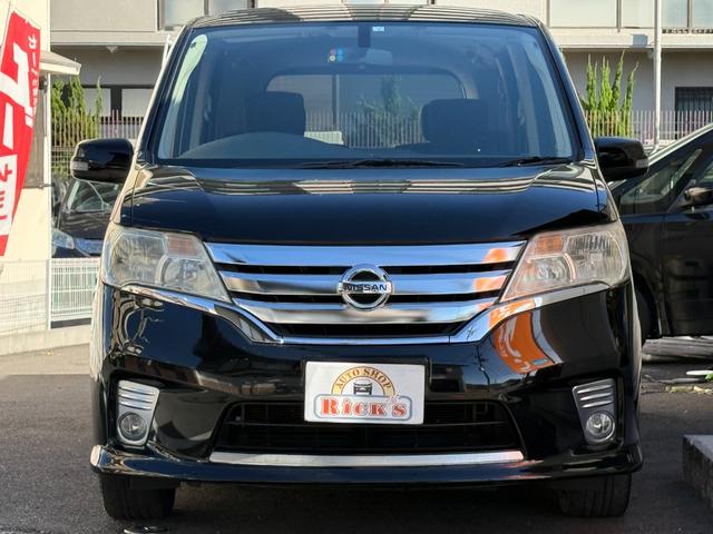 セレナ ハイウェイスター 両側自動 ナビTV Bカメ ETC HID 両側パワースライドドア スマートキー2個 プッシュスタート HID ナビ フルセグTV バックカメラ クルーズコントロール オートライト オートエアコン ビルトインETC アイドリングストップ(4枚目)