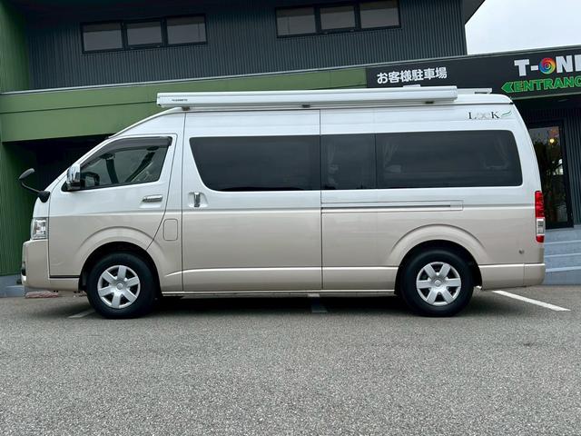 ハイエースバン ナッツRV リーク2 出窓仕様/常設ベッド/FFヒーター/1500Wインバーター/ツインサブバッテリー/マックスファン/サイドオーニング/ソーラーパネル/トヨタ安全先進装備/パノラミックビュー/コーナーセンサー/(29枚目)