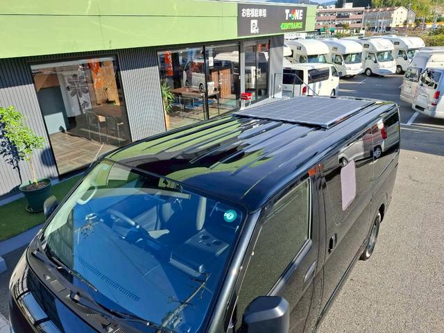 ハイエースバン ケイワークス ラギットバン DT4WD/1オーナー/1000Wインバーター/ソーラーパネル/シンク/断熱加工/リア断熱フィルム/カロッツェリア製ナビ/トヨタセーフティセンス/パノラミックビューモニター/ドライブレコーダー(25枚目)