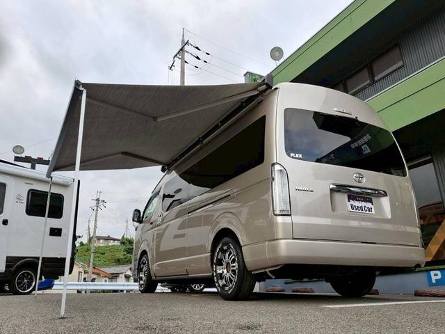 ハイエースバン フレックス MOBY DICK  SH♯02 FFヒーター/サイドオーニング/シンク/冷蔵庫/ツインサブバッテリー/走行充電/外部充電/電源コード/リアクーラー/リアヒーター/フローティングナビ/パノラミックビュー/デジタルインナーミラー/(16枚目)