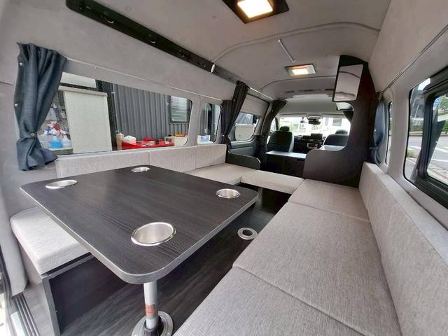 ハイエースバン フレックス MOBY DICK  SH♯02 FFヒーター/サイドオーニング/シンク/冷蔵庫/ツインサブバッテリー/走行充電/外部充電/電源コード/リアクーラー/リアヒーター/フローティングナビ/パノラミックビュー/デジタルインナーミラー/(55枚目)