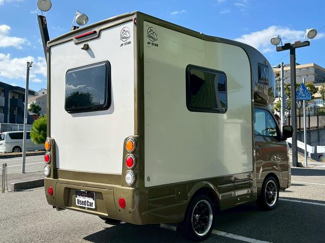 ハイゼットトラック JPStar Happy1+ 400Ahリチウムイオンバッテリー/12Vクーラー/FFヒーター/ソーラーパネル/3000Wインバーター/マックスファン/前後スタビライザー/強化足回り/リアリフトアップ/先進安全装備/(3枚目)
