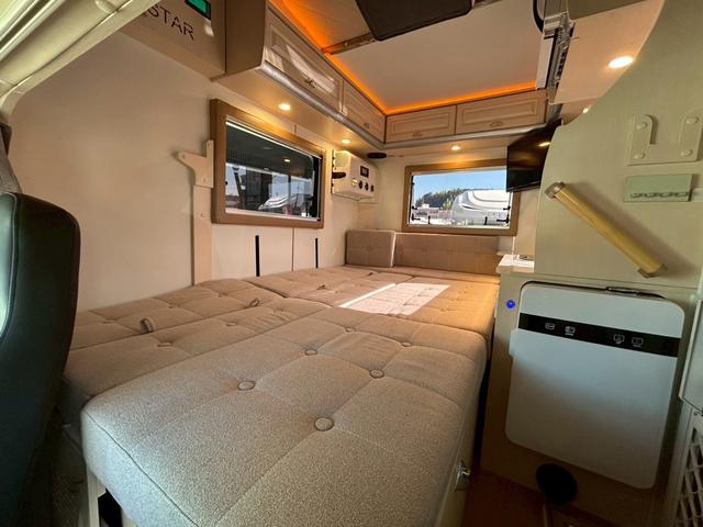 ハイゼットトラック JPStar Happy1+ 400Ahリチウムイオンバッテリー/12Vクーラー/FFヒーター/ソーラーパネル/3000Wインバーター/マックスファン/前後スタビライザー/強化足回り/リアリフトアップ/先進安全装備/(56枚目)