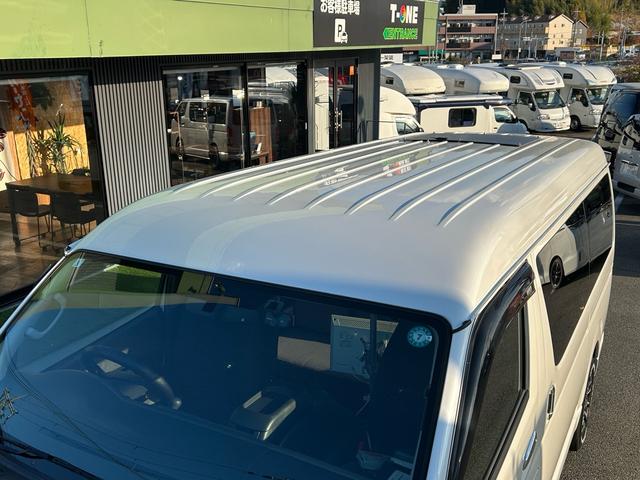 ハイエースワゴン アネックス ファミリーワゴン FFヒーター/2000Wインバーター/ソーラーパネル/サブナビ切替スイッチ/リアTV/リアスピーカー/リアクーラー/リアヒーター/社外アルミホイール/カロッツェリア製ナビ/ETC/ドラレコ/防虫ネット(25枚目)