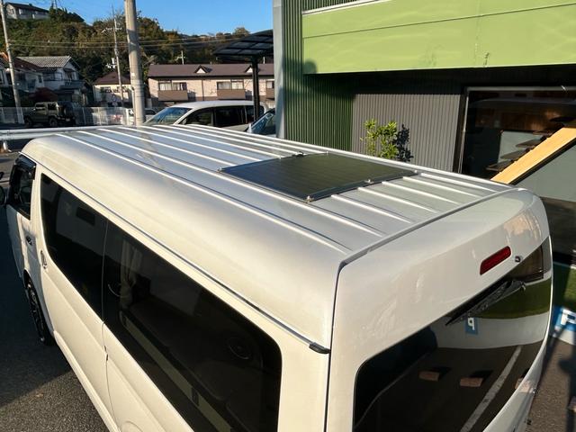 ハイエースワゴン アネックス ファミリーワゴン FFヒーター/2000Wインバーター/ソーラーパネル/サブナビ切替スイッチ/リアTV/リアスピーカー/リアクーラー/リアヒーター/社外アルミホイール/カロッツェリア製ナビ/ETC/ドラレコ/防虫ネット(26枚目)