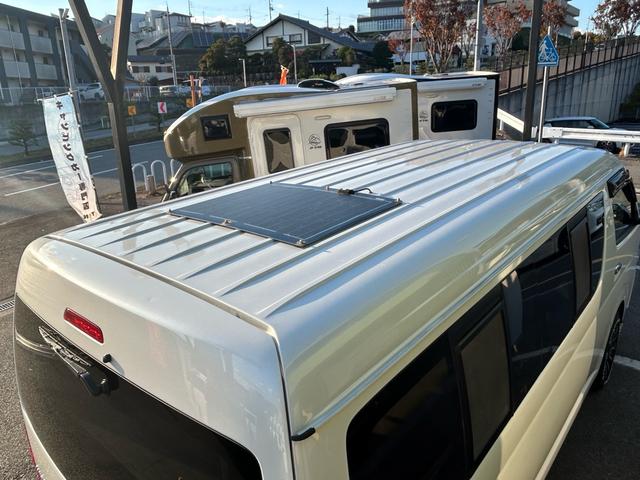 ハイエースワゴン アネックス ファミリーワゴン FFヒーター/2000Wインバーター/ソーラーパネル/サブナビ切替スイッチ/リアTV/リアスピーカー/リアクーラー/リアヒーター/社外アルミホイール/カロッツェリア製ナビ/ETC/ドラレコ/防虫ネット(27枚目)