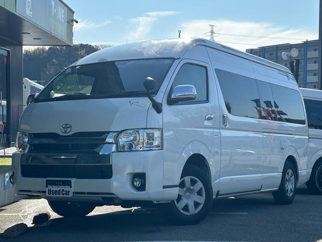 ハイエースバン カトーモーター　ブルームーン　引き出し式二段ベッド／ＦＦヒーター／１５００Ｗインバーター／ツインサブバッテリー／マックスファン／フリップダウンモニター／ナビサブスイッチ／冷蔵庫／シンク／メモリーナビ／ＥＴＣ／ドライブレコーダー／（23枚目）