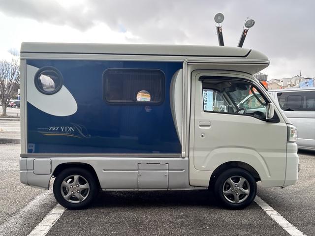 ハイゼットトラック 　ポップアップルーフ／二段ベッド／ＦＦヒーター／先進安全装備／スマートアシスト／１オーナー／外部充電／アウターシャワー／リアＴＶ／ナビサブ切替スイッチ／カロッツェリア製メモリーナビ／ＥＴＣ／（25枚目）