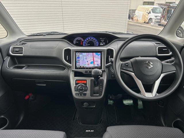 ソリオ ハイブリッドMX 純正8インチナビ 電動スライドドア 禁煙 ETC バックカメラ Bluetooth再生 DVD再生 地デジTV シートヒーター HIDヘッドライト 15インチアルミ スマートキー オートライト(2枚目)