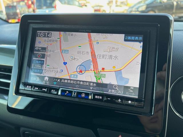 Ｎ－ＷＧＮカスタム Ｌホンダセンシング　ＡＬＰＩＮＥ製ナビ　禁煙　衝突軽減ブレーキ　誤発進抑制機能　先行車発進お知らせ機能　標識認識機能　車線逸脱警報　オートハイビーム　バックカメラ　ＥＴＣ　Ｂｌｕｅｔｏｏｔｈ再生　シートヒーター　地デジ（3枚目）