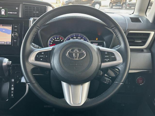 ルーミー カスタムG-T ターボ モデリスタエアロ 純正ナビ 両側電動スライドドア 衝突軽減ブレーキ 誤発進抑制機能 車線逸脱警報  ETC バックカメラ Bluetooth再生 DVD再生 クルーズコントロール(11枚目)