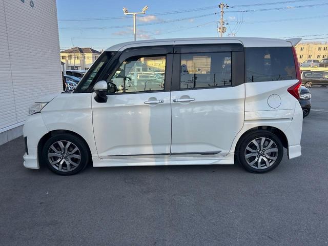 ルーミー カスタムG-T ターボ モデリスタエアロ 純正ナビ 両側電動スライドドア 衝突軽減ブレーキ 誤発進抑制機能 車線逸脱警報  ETC バックカメラ Bluetooth再生 DVD再生 クルーズコントロール(16枚目)