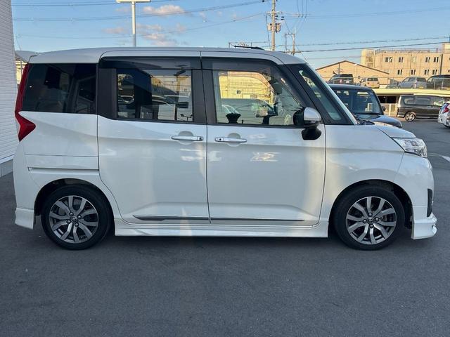 ルーミー カスタムG-T ターボ モデリスタエアロ 純正ナビ 両側電動スライドドア 衝突軽減ブレーキ 誤発進抑制機能 車線逸脱警報  ETC バックカメラ Bluetooth再生 DVD再生 クルーズコントロール(17枚目)