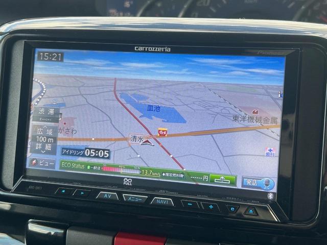 タント カスタムＲＳ　ターボ　Ｃａｒｒｏｚｚｅｒｉａ製ナビ　ワンセグ　片側電動スライドドア　オートエアコン　ＥＴＣ（4枚目）