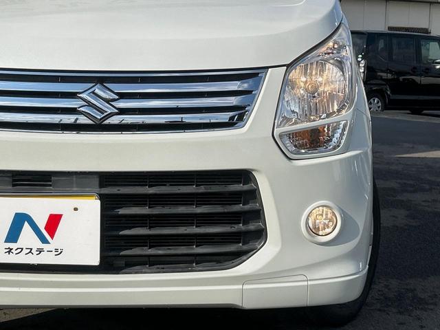 ワゴンR FXリミテッド 禁煙車 CD再生 アイドリングストップ フォグライト 14インチアルミ ヘッドライトレベライザー 革巻きステアリング オートエアコン スマートキー プッシュスタート シートリフター 電動格納ミラー(13枚目)