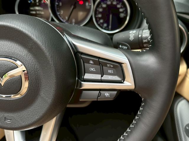 ロードスターＲＦ ＶＳ　禁煙車　屋内保管　ＨＫＳマフラー　ＢＯＳＥサウンド　メーカーナビフルセグ　バックカメラ　ベージュレザーシートヒーター　追従　ブラインドスポット　車線逸脱警告　ドライブレコーダー　ＬＥＤヘッドライト（27枚目）