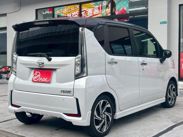 ムーヴ カスタム　ＲＳ　ハイパーリミテッドＳＡＩＩＩ　新車保証令和９年２月迄　禁煙　ワンオーナー　全方位カメラ　スマートアシスト　シャイニングホワイトパール×ブラック　社外１６インチＡＷ（純正あり）　スマートキー２つ（17枚目）