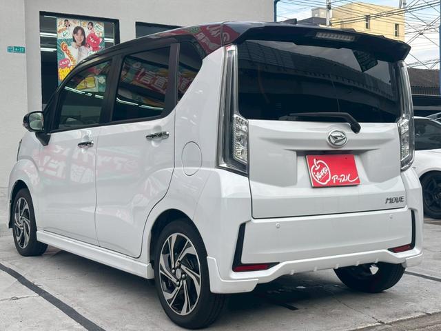 ムーヴ カスタム　ＲＳ　ハイパーリミテッドＳＡＩＩＩ　新車保証令和９年２月迄　禁煙　ワンオーナー　全方位カメラ　スマートアシスト　シャイニングホワイトパール×ブラック　社外１６インチＡＷ（純正あり）　スマートキー２つ（20枚目）