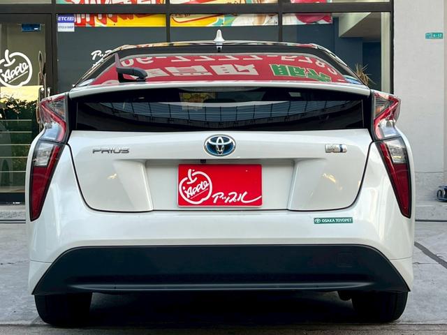 プリウス S 禁煙車 法人ワンオーナー サンルーフ セーフティセンス レーダークルーズコントロール 純正ナビテレビ バックカメラ ドライブレコーダー LEDヘッドライト(17枚目)