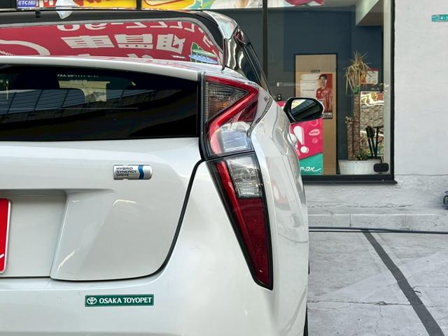 プリウス S 禁煙車 法人ワンオーナー サンルーフ セーフティセンス レーダークルーズコントロール 純正ナビテレビ バックカメラ ドライブレコーダー LEDヘッドライト(49枚目)