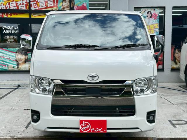 ハイエースバン スーパーGL ダークプライムII ディーゼルターボ 禁煙車 ワンオーナー アルパインフローティングナビフルセグ バックカメラ 両側パワースライドドア CRS足廻り CRS17AW ベットキット LEDヘッドライト フォグ スマートキー(14枚目)