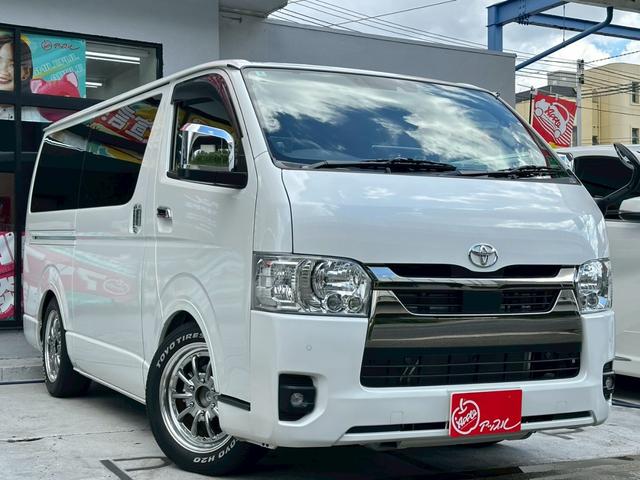 ハイエースバン スーパーGL ダークプライムII ディーゼルターボ 禁煙車 ワンオーナー アルパインフローティングナビフルセグ バックカメラ 両側パワースライドドア CRS足廻り CRS17AW ベットキット LEDヘッドライト フォグ スマートキー(15枚目)