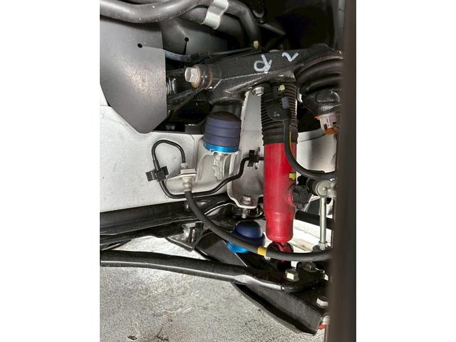 ハイエースバン スーパーGL ダークプライムII ディーゼルターボ 禁煙車 ワンオーナー アルパインフローティングナビフルセグ バックカメラ 両側パワースライドドア CRS足廻り CRS17AW ベットキット LEDヘッドライト フォグ スマートキー(42枚目)