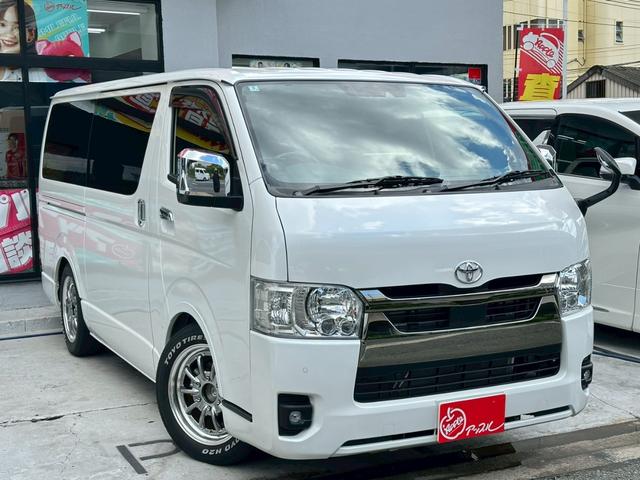 ハイエースバン スーパーGL ダークプライムII ディーゼルターボ 禁煙車 ワンオーナー アルパインフローティングナビフルセグ バックカメラ 両側パワースライドドア CRS足廻り CRS17AW ベットキット LEDヘッドライト フォグ スマートキー(52枚目)