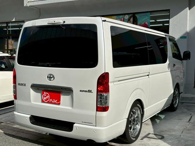 ハイエースバン スーパーGL ダークプライムII ディーゼルターボ 禁煙車 ワンオーナー アルパインフローティングナビフルセグ バックカメラ 両側パワースライドドア CRS足廻り CRS17AW ベットキット LEDヘッドライト フォグ スマートキー(53枚目)