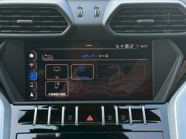 ウルス ベースグレード 禁煙車 左ハンドル パノラマルーフ Giallo Auge ブラックレッドアルカンターラコンビシート パワーシート メーカーナビ 360°カメラ リープデザインカーボンエアロ 可変バルブリモコン付き(37枚目)